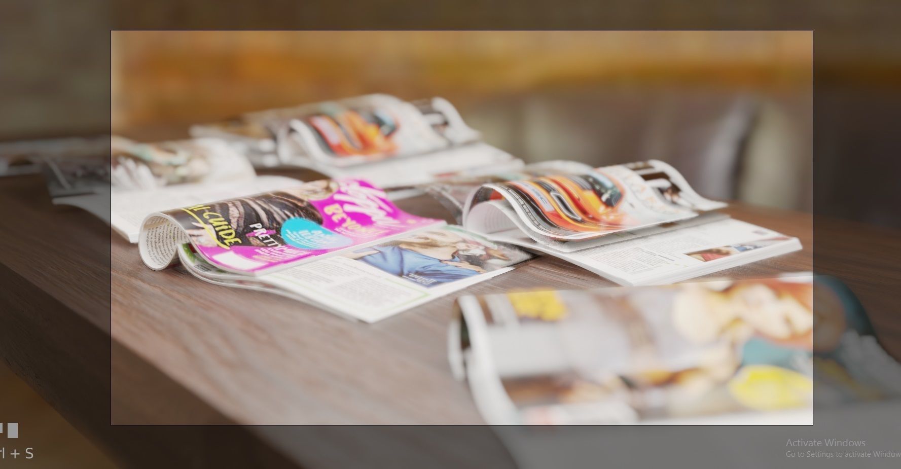 realistic collection of magazines Low-poly 3D model_9