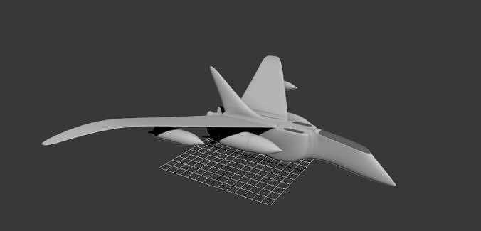 Simple Plane 3D model