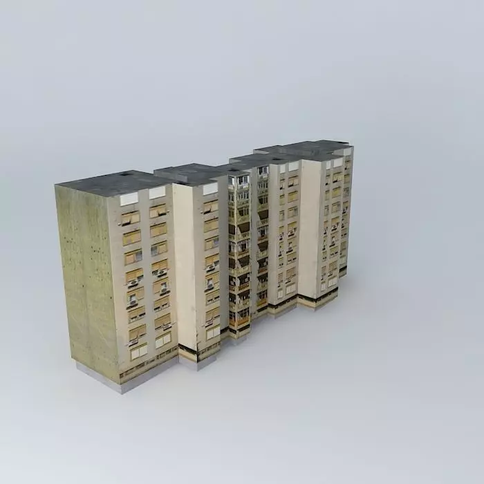 Residential Building In Mostar Free 3D model_0