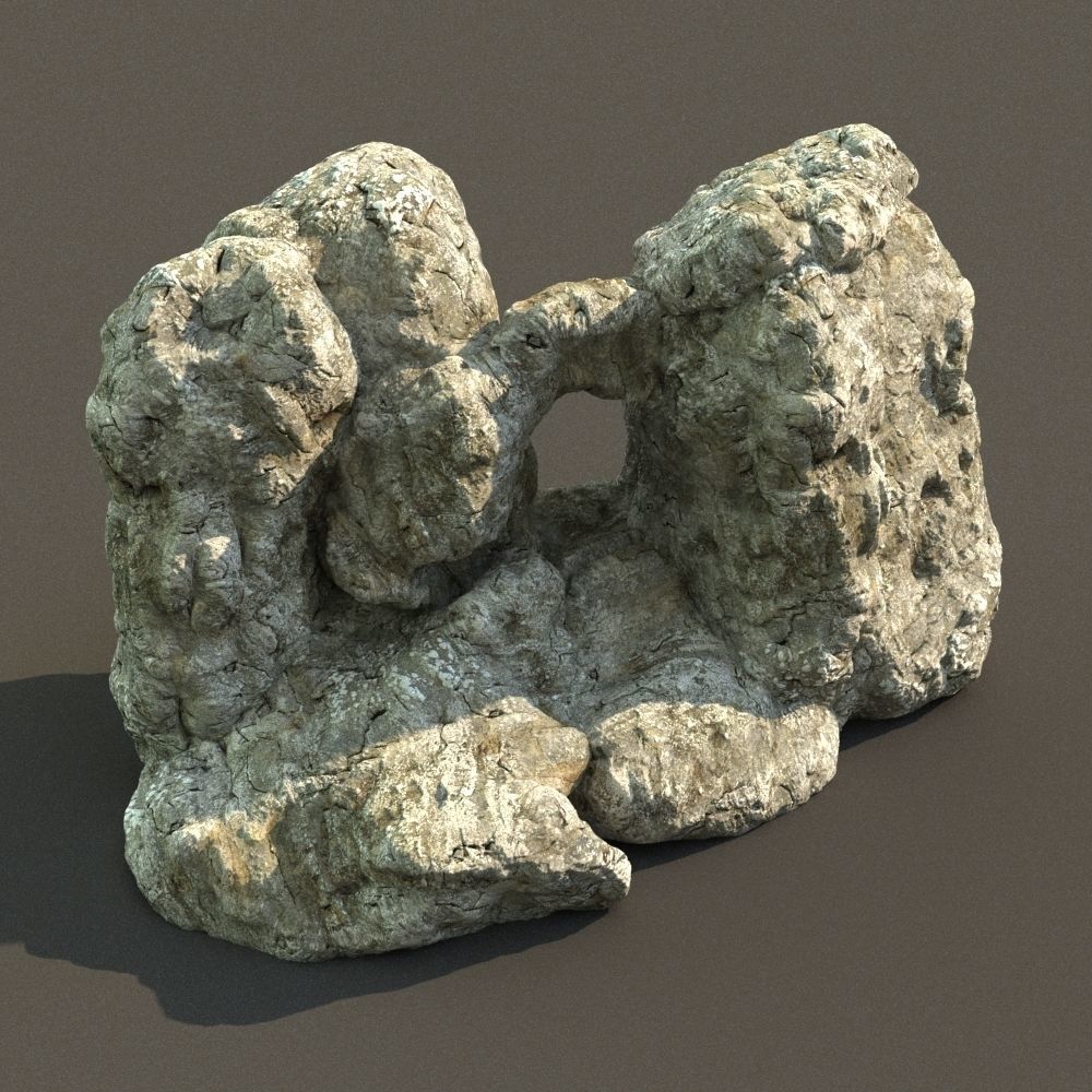 Boulders Pack A bundle 3D model_5