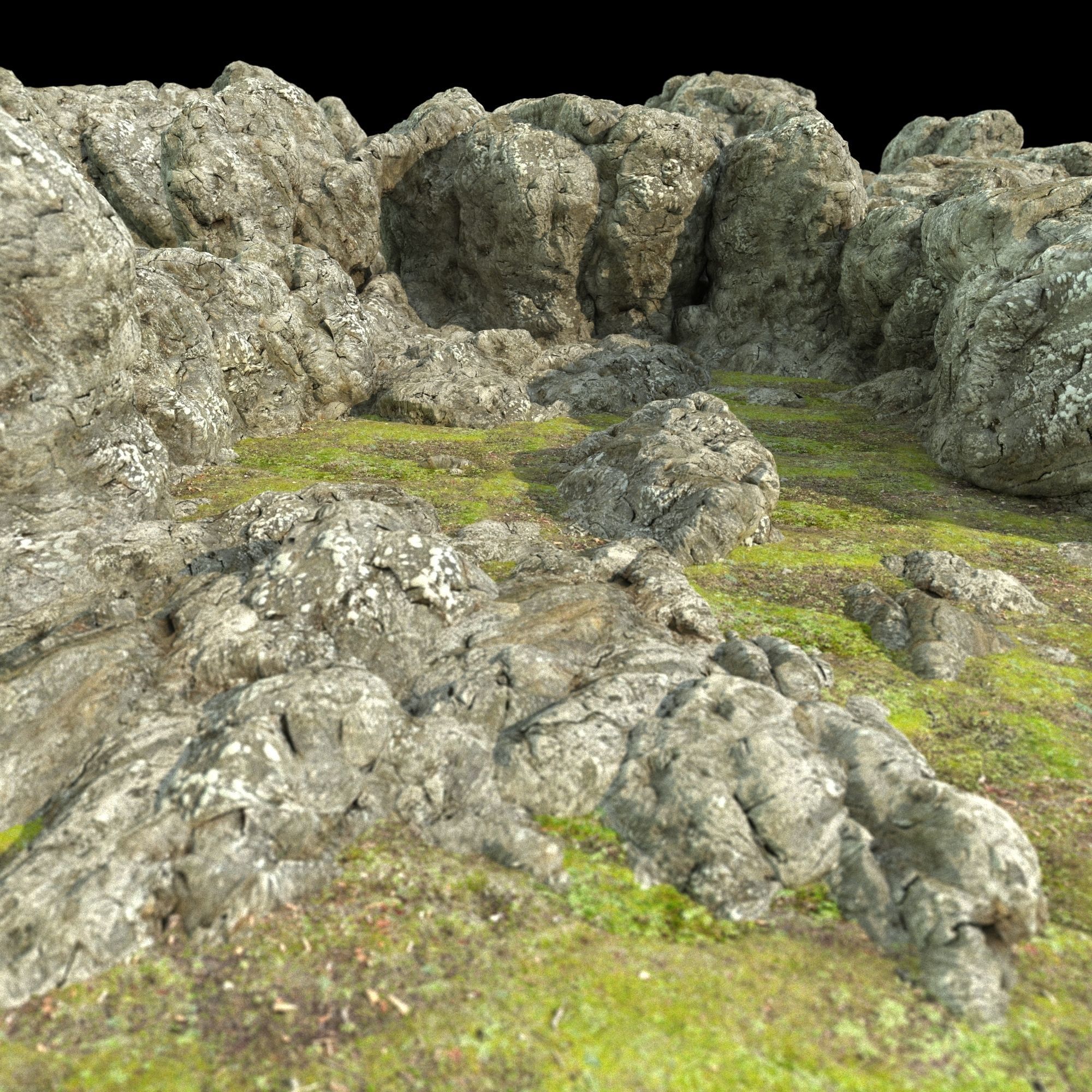 Boulders Pack A bundle 3D model_15
