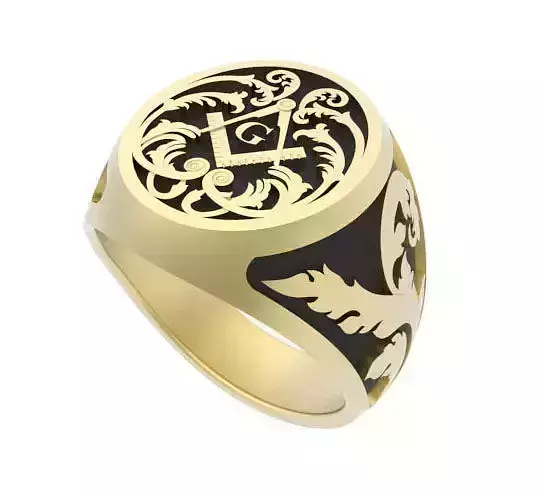Gents Freemason Ring