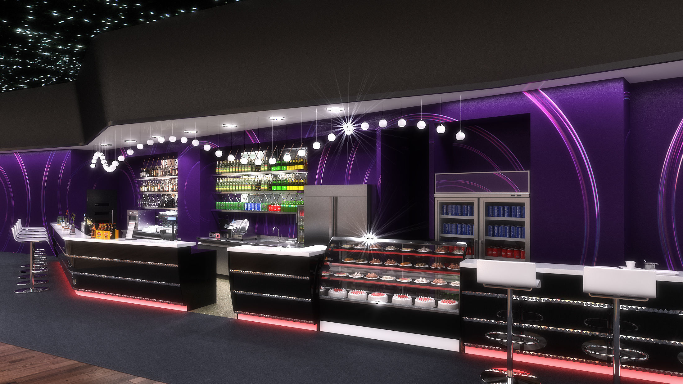 Bar lounge 3Dmodel 3D model_3
