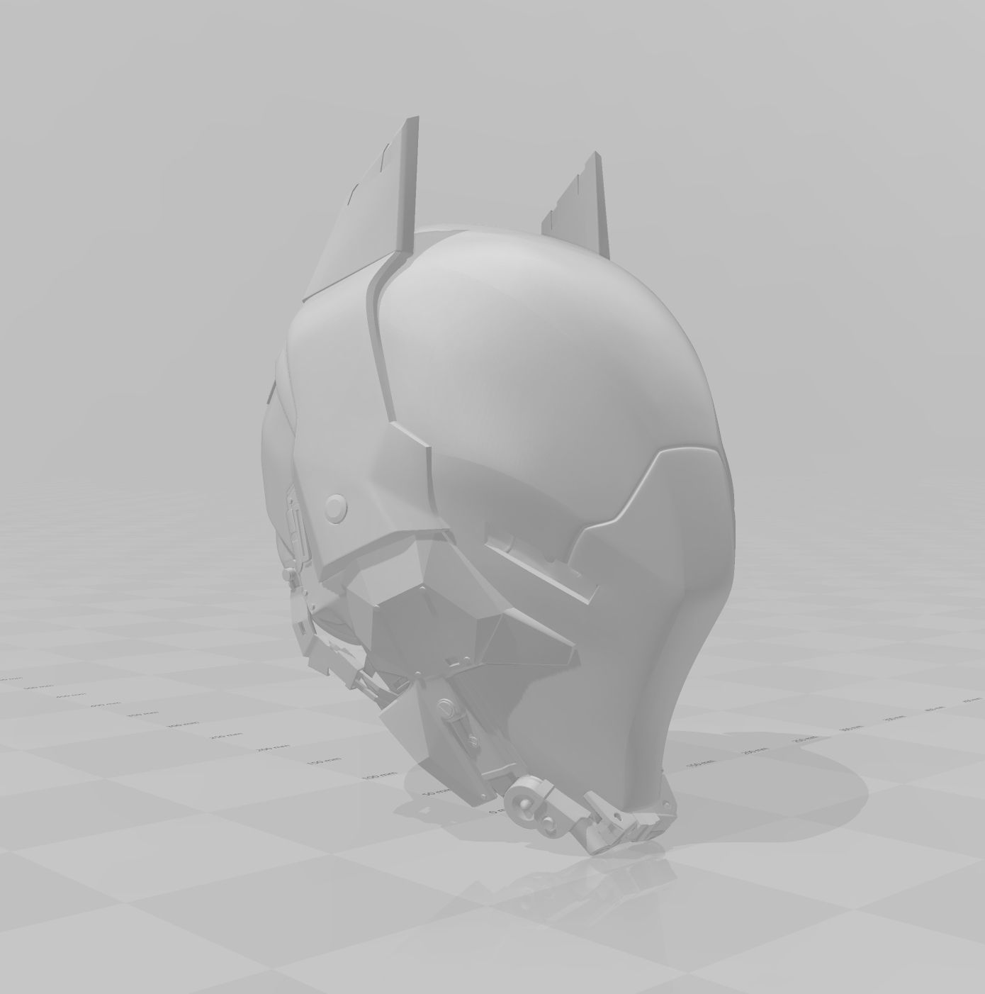 Batman Arkham Knight Helmet 3D print model_7