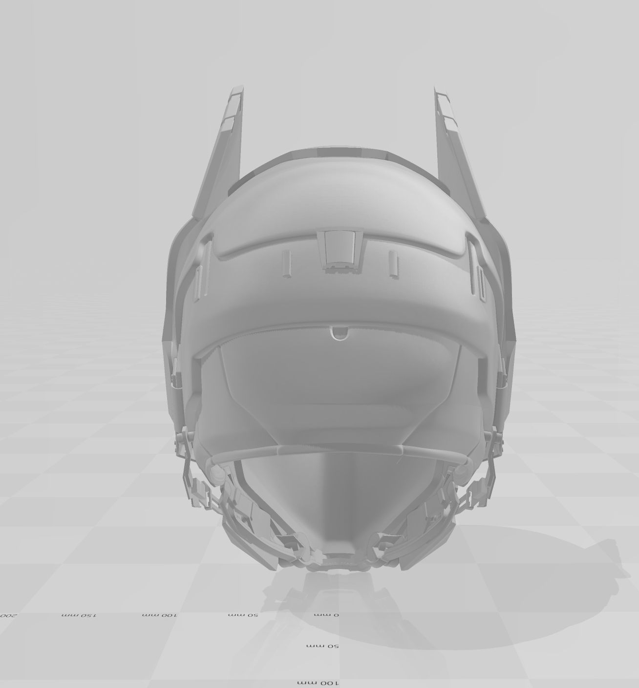 Batman Arkham Knight Helmet 3D print model_10