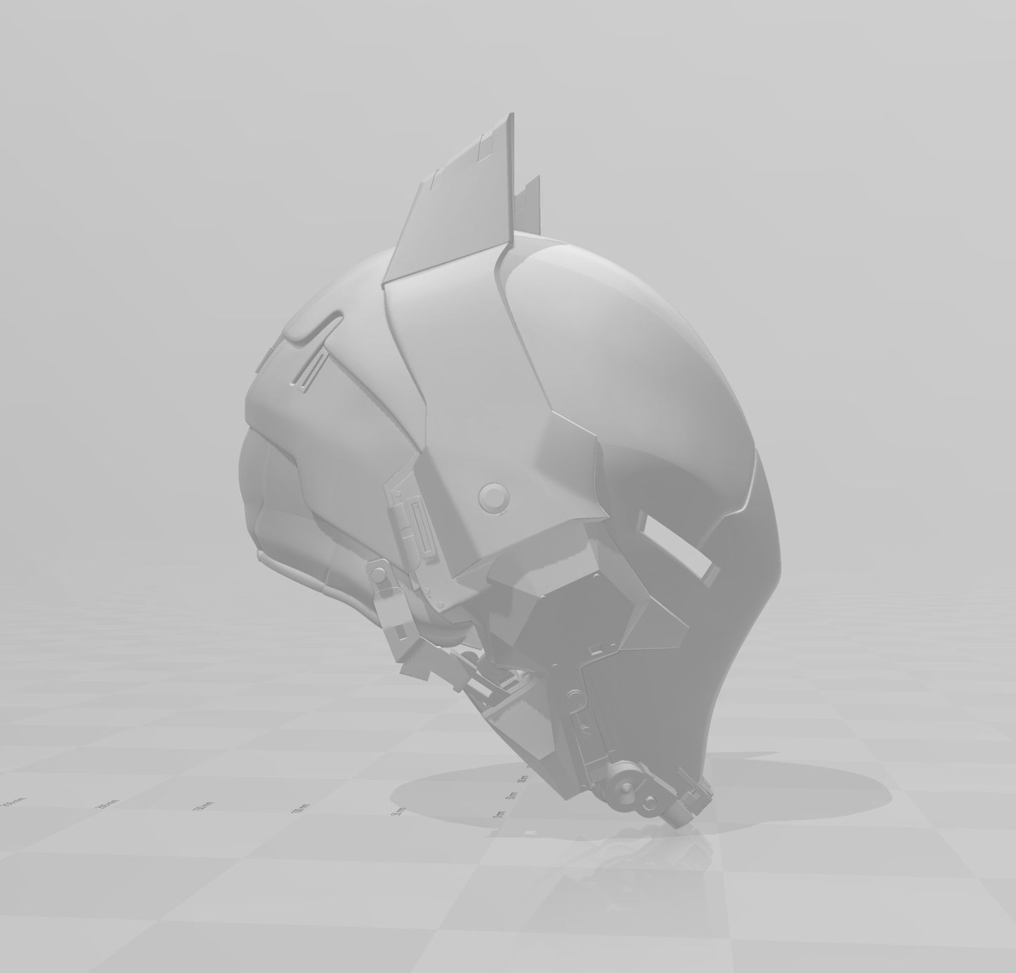 Batman Arkham Knight Helmet 3D print model_8