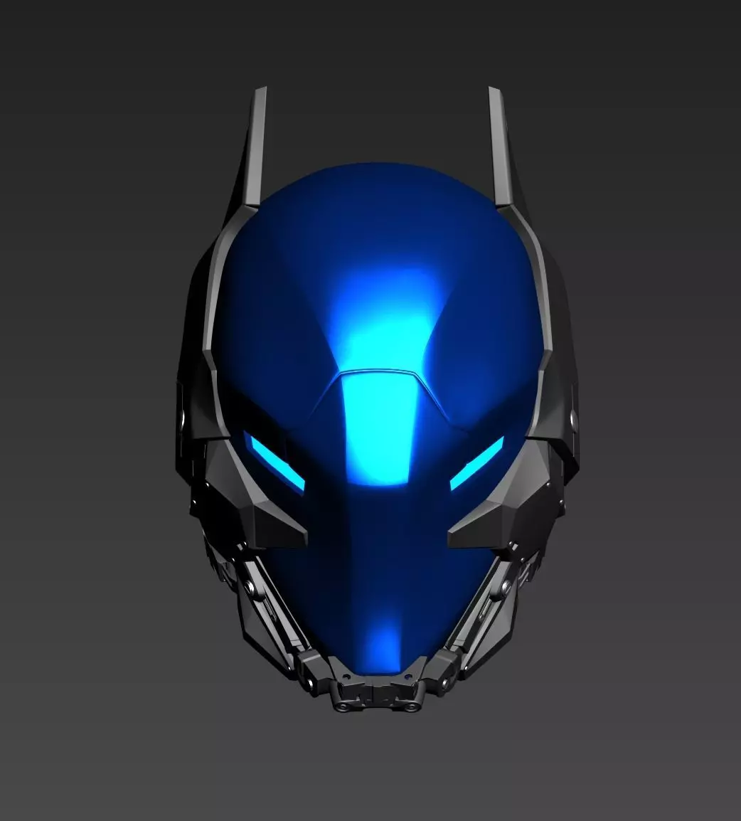 Batman Arkham Knight Helmet 3D print model_0