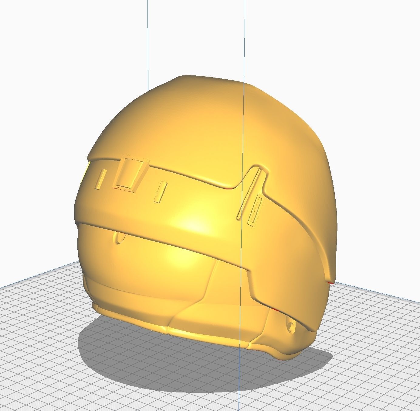 Batman Arkham Knight Helmet 3D print model_17