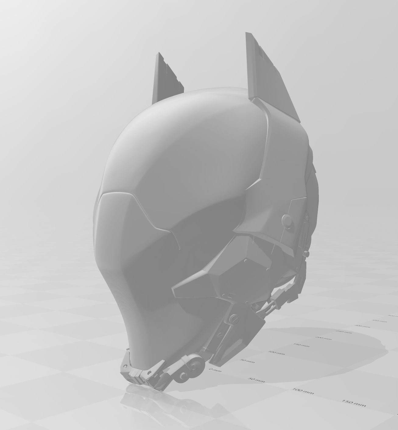 Batman Arkham Knight Helmet 3D print model_27