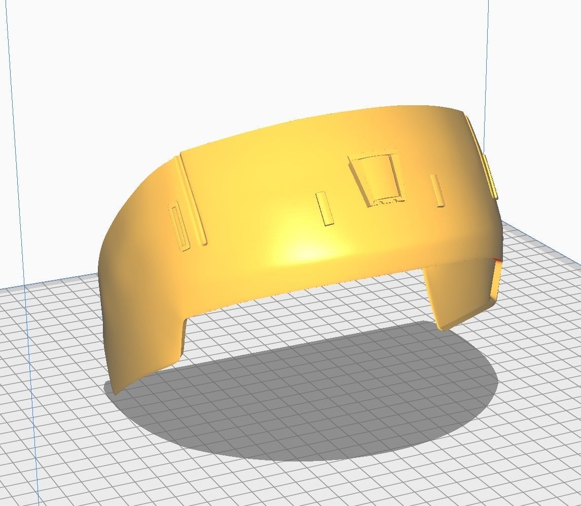 Batman Arkham Knight Helmet 3D print model_20