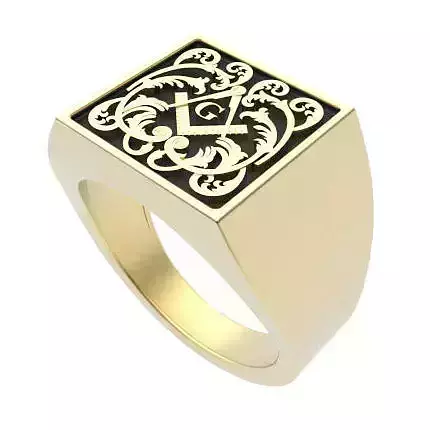Gents Freemason Ring