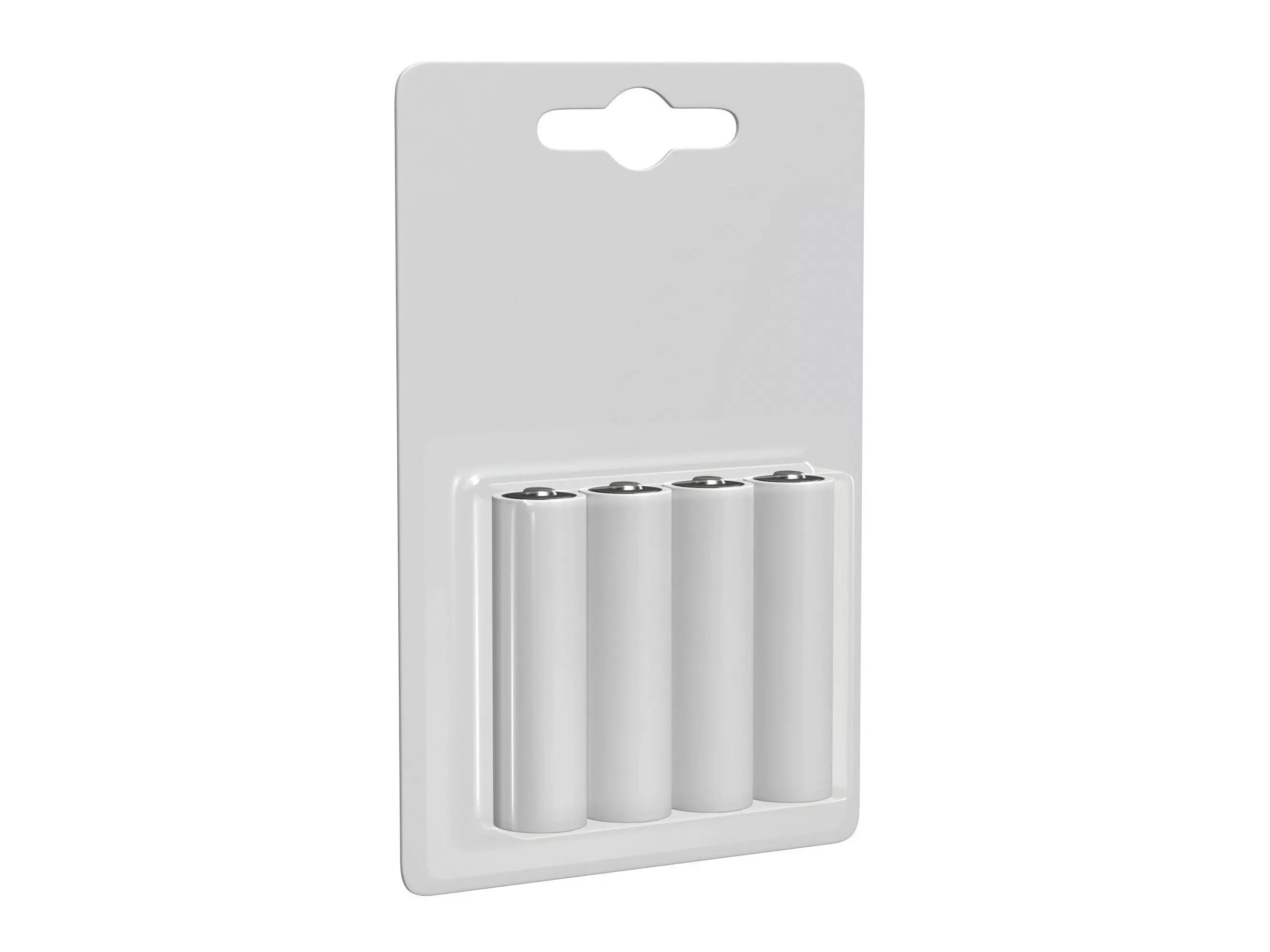 AA Battery Package 2 3D model_0