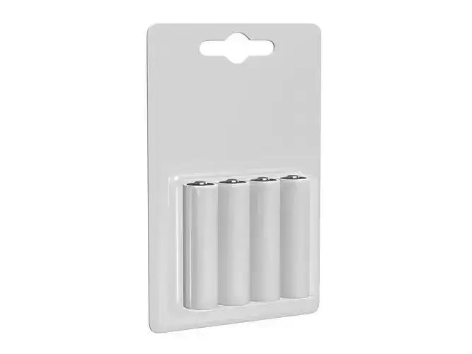AA Battery Package 2 3D model