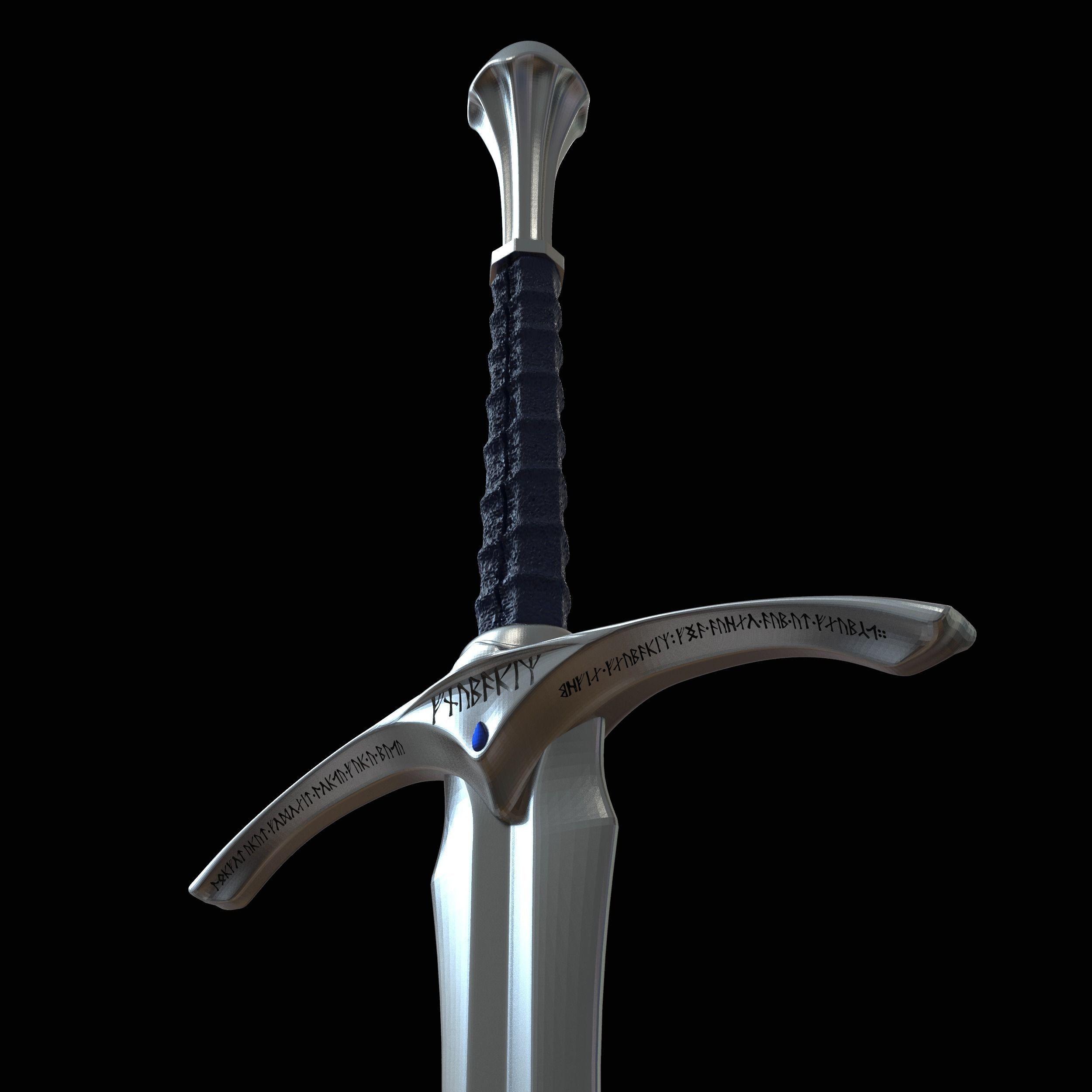 GANDALF GLAMDRING SWORD - THE HOBBIT 3D print model_1
