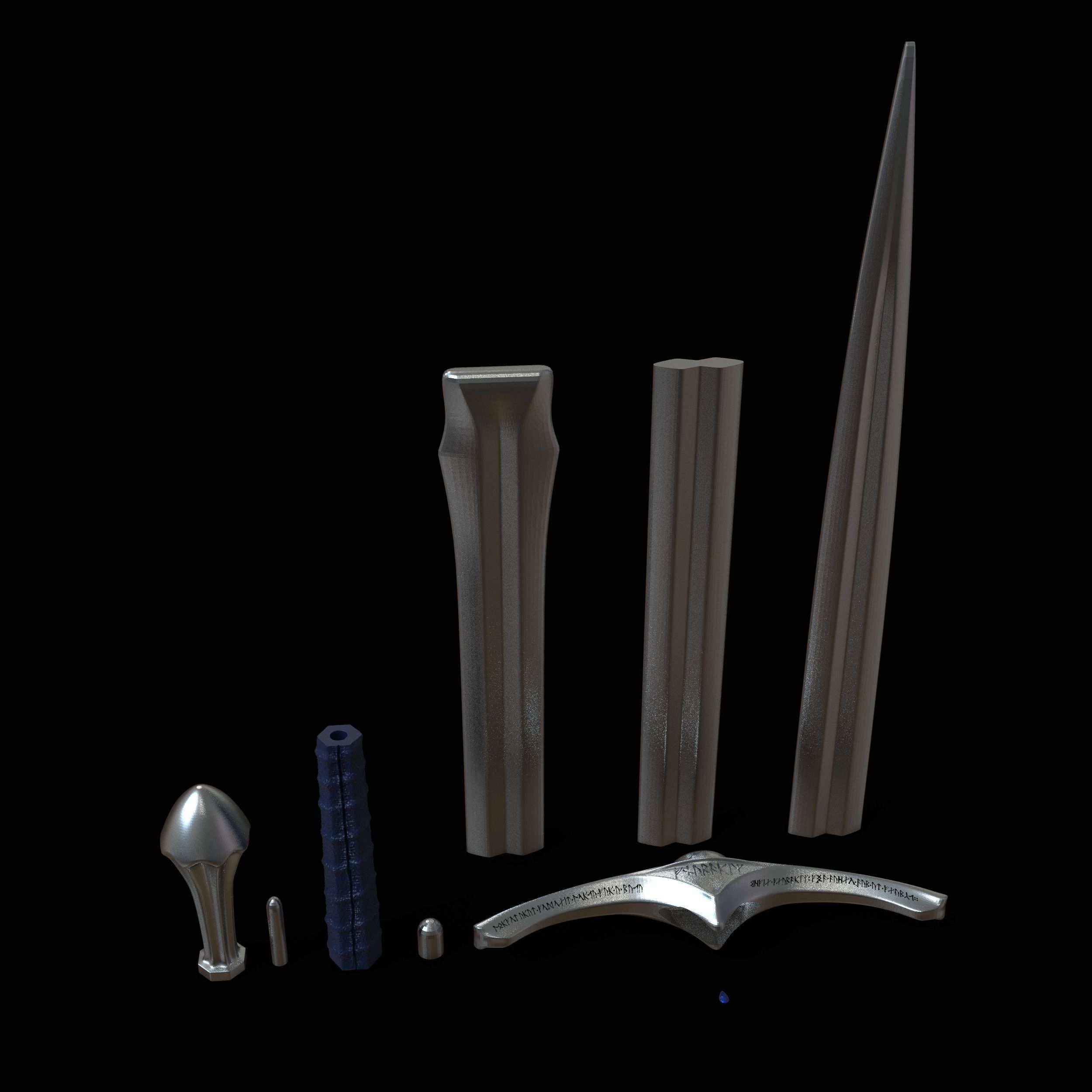 GANDALF GLAMDRING SWORD - THE HOBBIT 3D print model_18