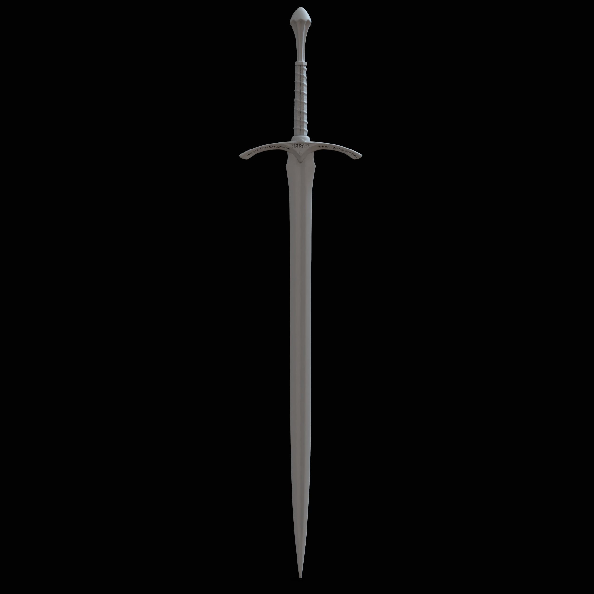 GANDALF GLAMDRING SWORD - THE HOBBIT 3D print model_6
