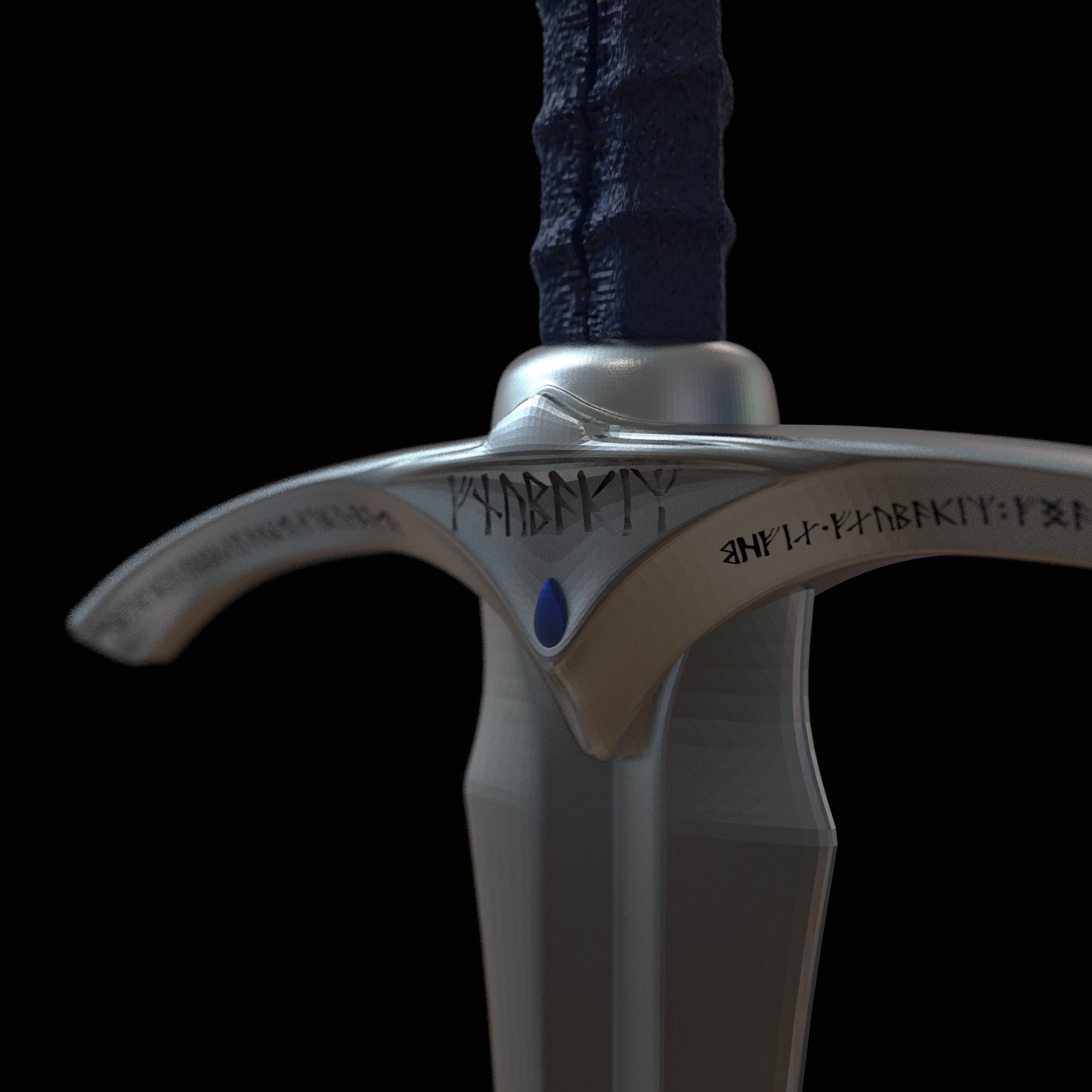 GANDALF GLAMDRING SWORD - THE HOBBIT 3D print model_3