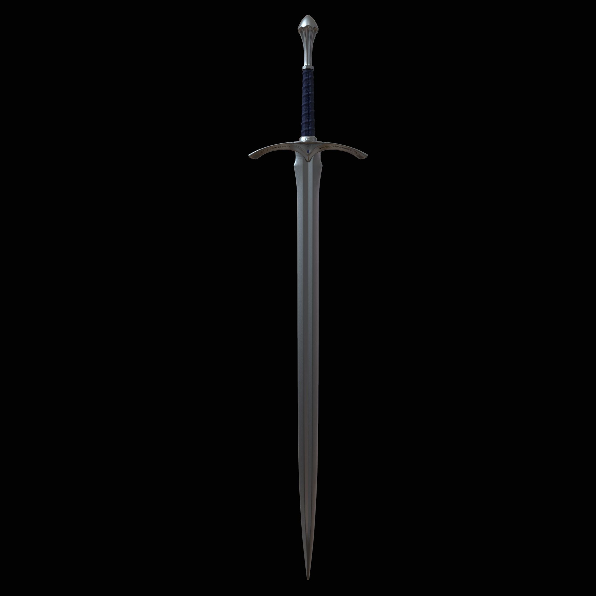 GANDALF GLAMDRING SWORD - THE HOBBIT 3D print model_4