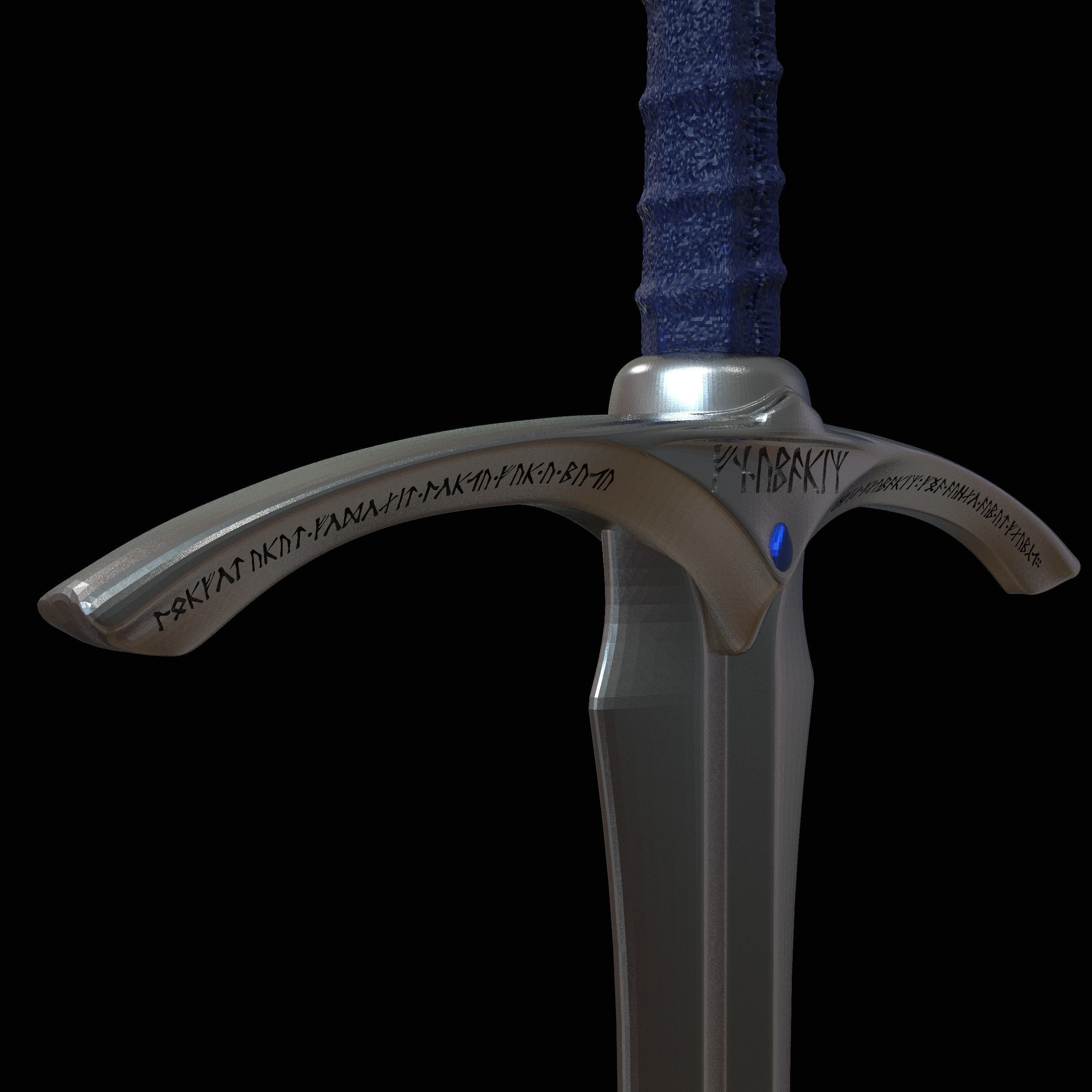 GANDALF GLAMDRING SWORD - THE HOBBIT 3D print model_24