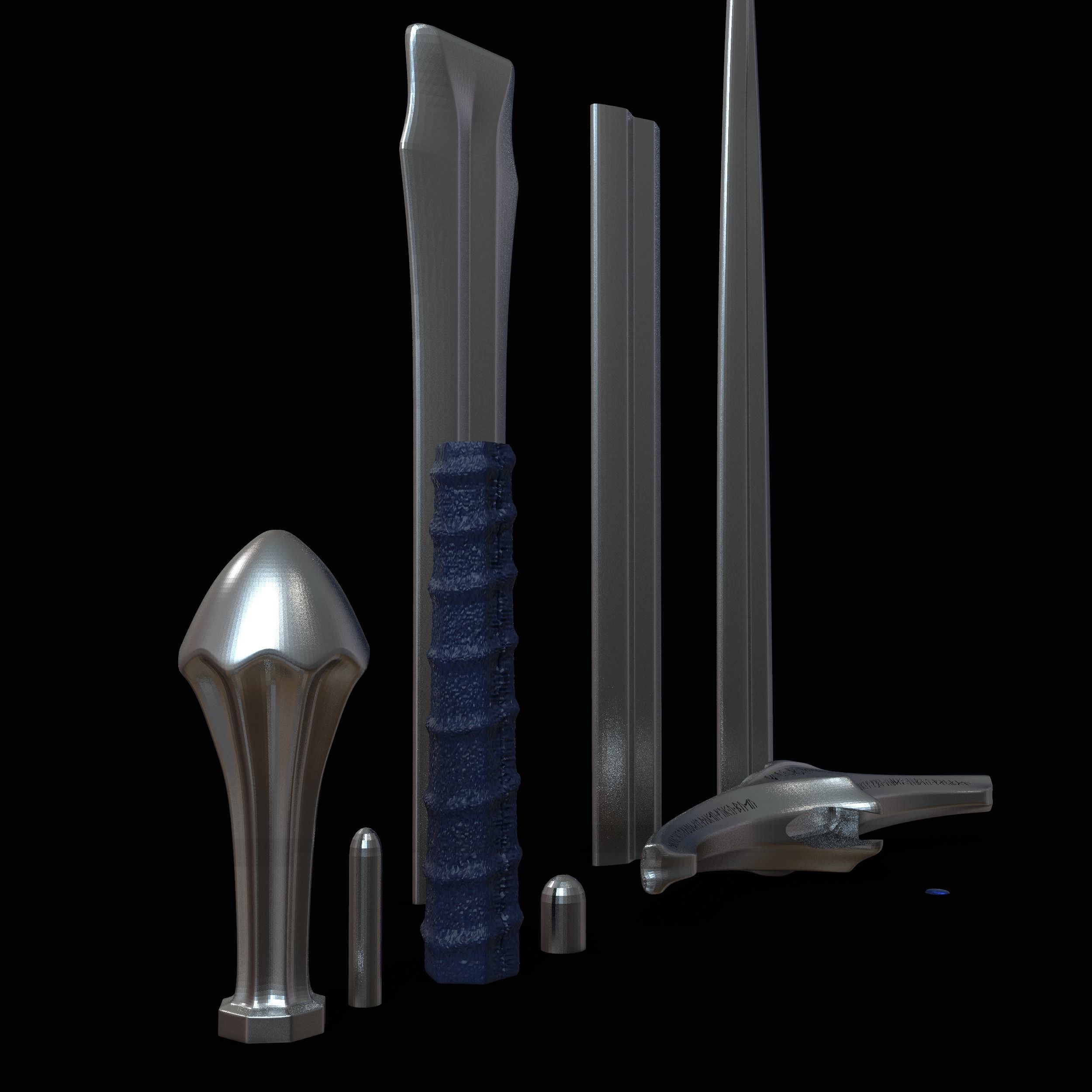 GANDALF GLAMDRING SWORD - THE HOBBIT 3D print model_16