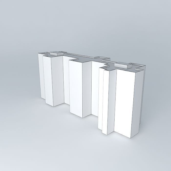 Residential Building In Mostar Free 3D model_4