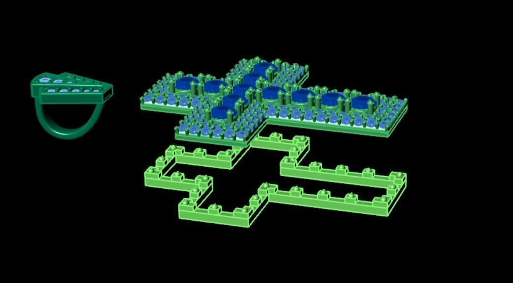 Pendant sm 2 cross 3D print model_12