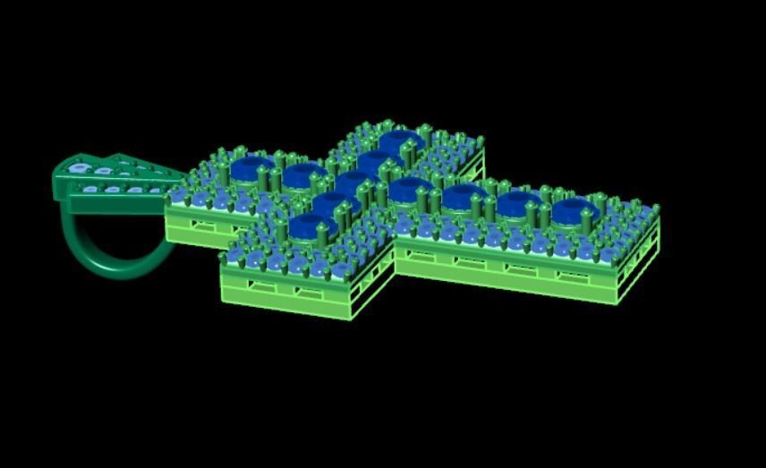Pendant sm 2 cross 3D print model_10