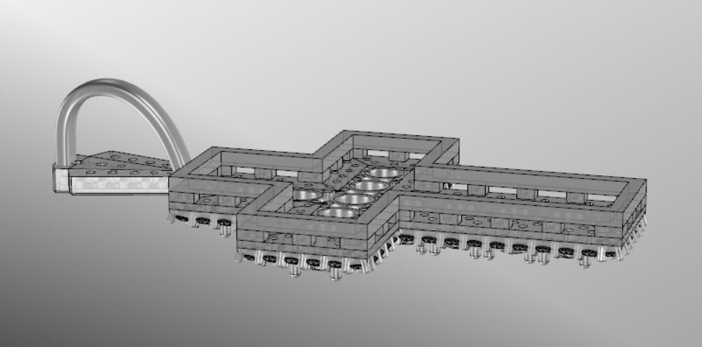 Pendant sm 2 cross 3D print model_18
