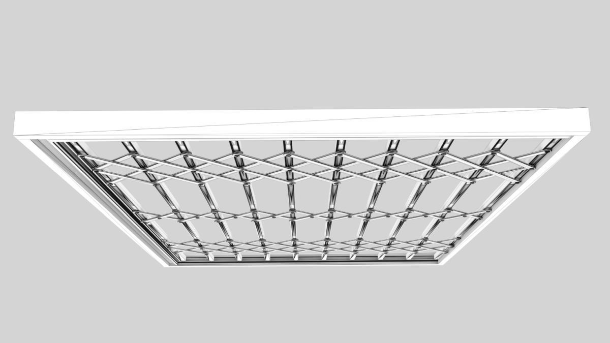 Trellis security gate 3D model_10