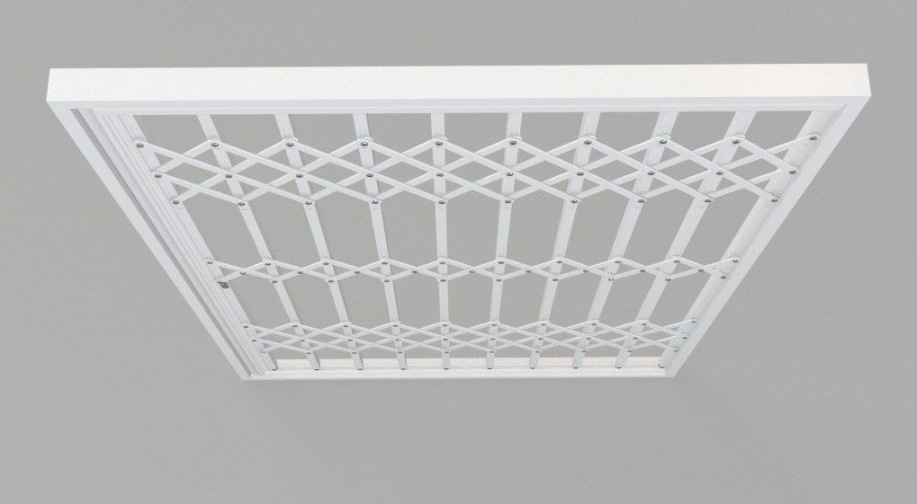 Trellis security gate 3D model_11