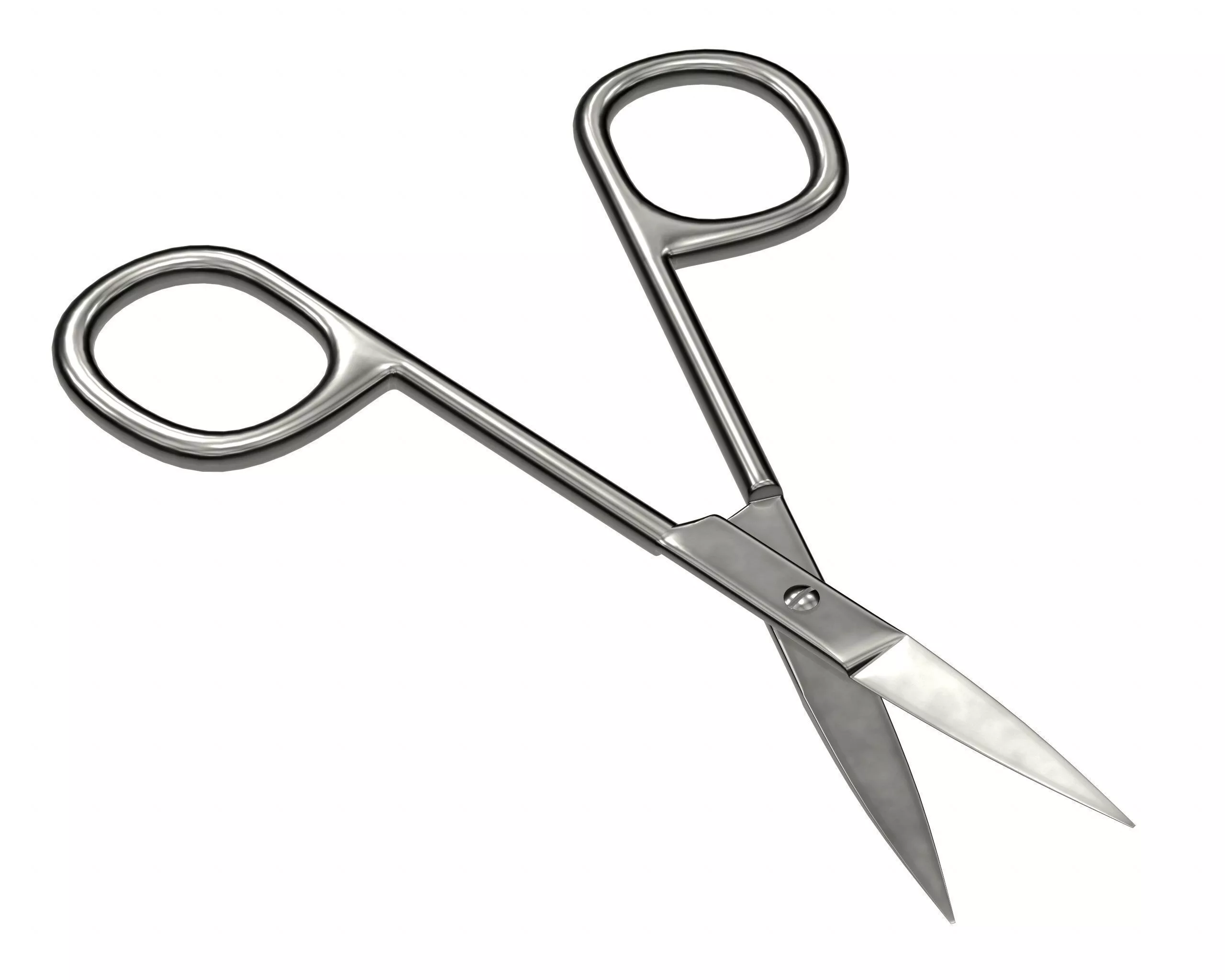 Scissors Opened 3D model