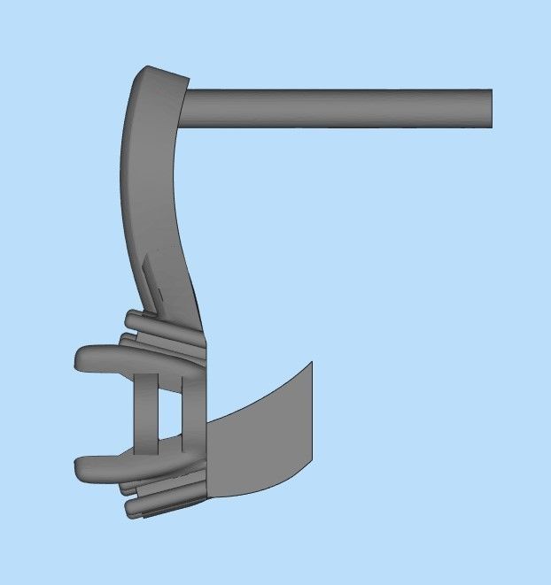 Women earrings with gem and diamonds 3dm stl vintage 3D print model_10