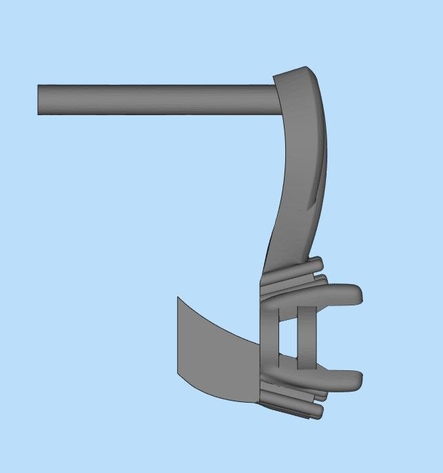 Women earrings with gem and diamonds 3dm stl vintage 3D print model_11