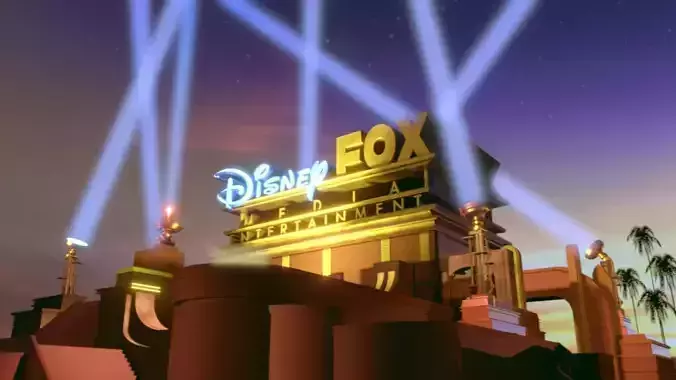 Disney Fox Merger structure 3D model