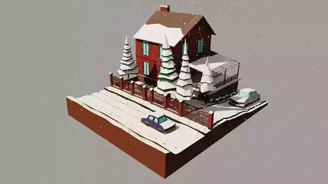  Low Poly of my personal house