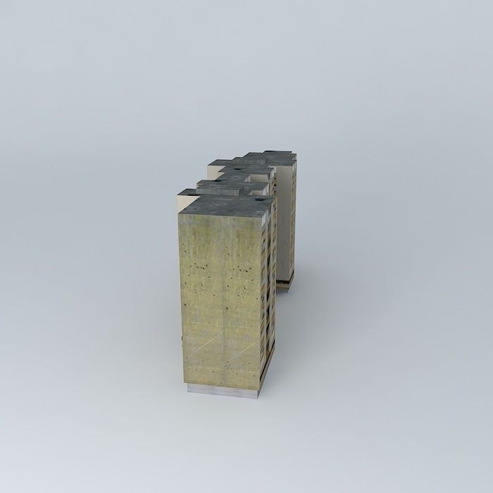 Residential Building In Mostar Free 3D model_1