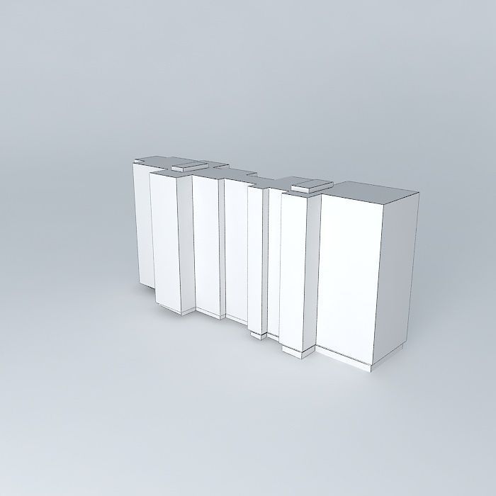 Residential Building In Mostar Free 3D model_4