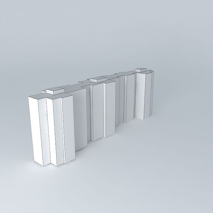 Residential Building In Mostar Free 3D model_3