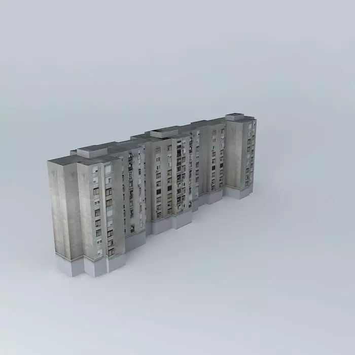 Residential Building In Mostar Free 3D model_0