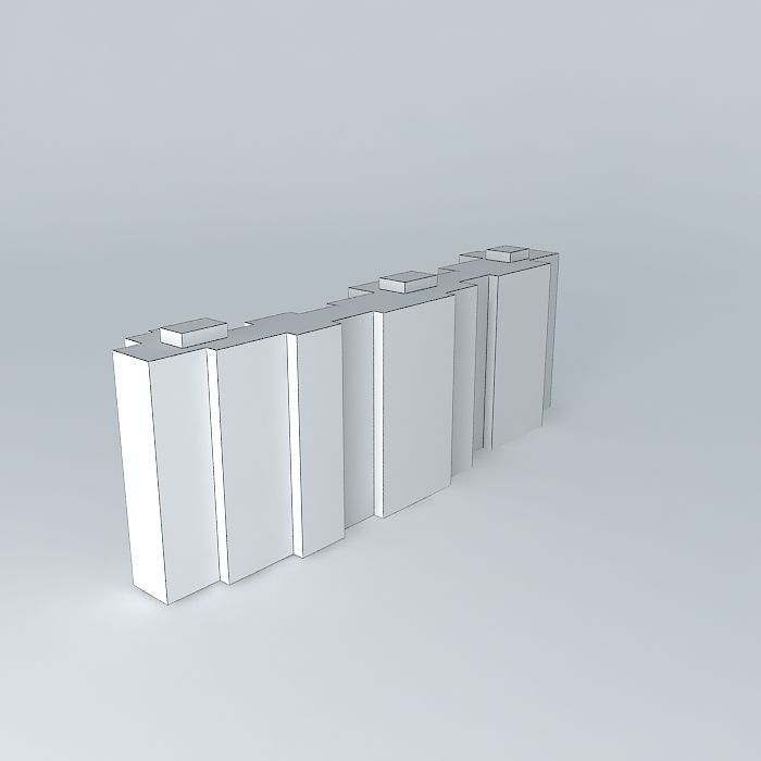 Residential Building In Mostar Free 3D model_4