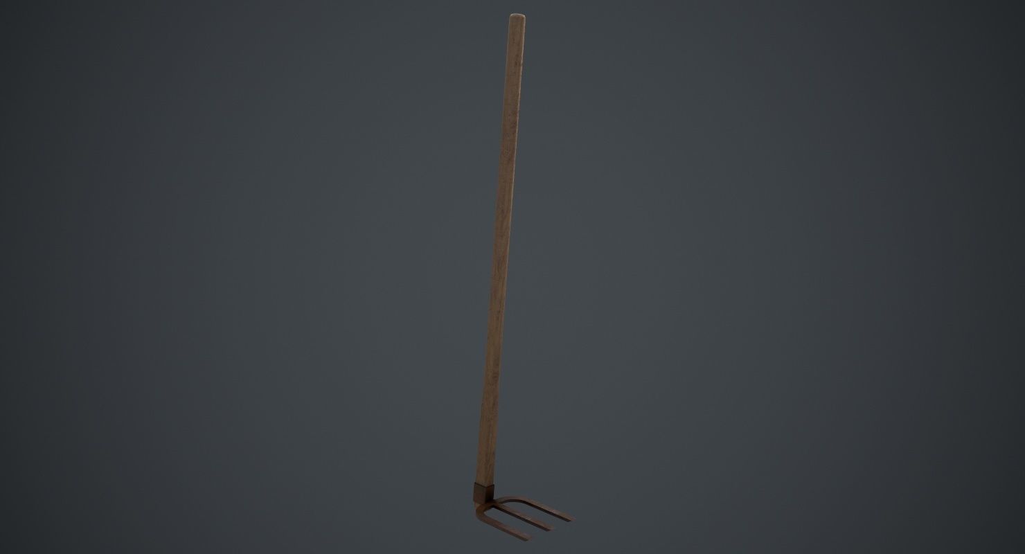 Hoe 1C Low-poly 3D model_1
