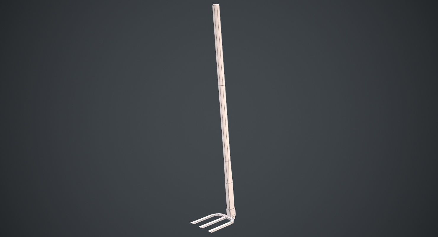 Hoe 1C Low-poly 3D model_6