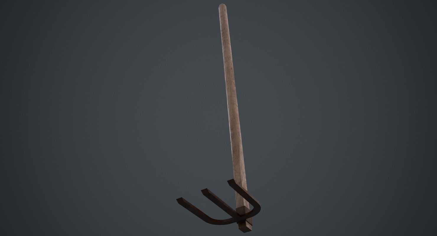 Hoe 1C Low-poly 3D model_4