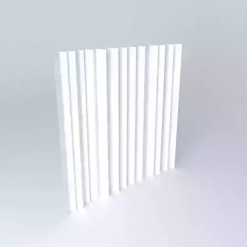 Curtain gray Free 3D model