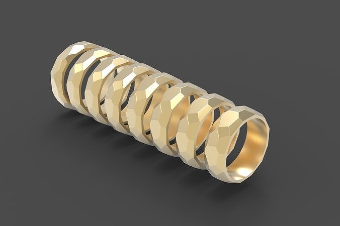 Rock ring 3D print model