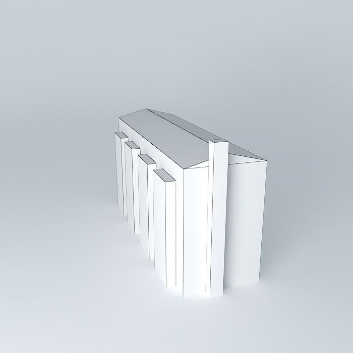 Residential Building In Mostar Free 3D model_3