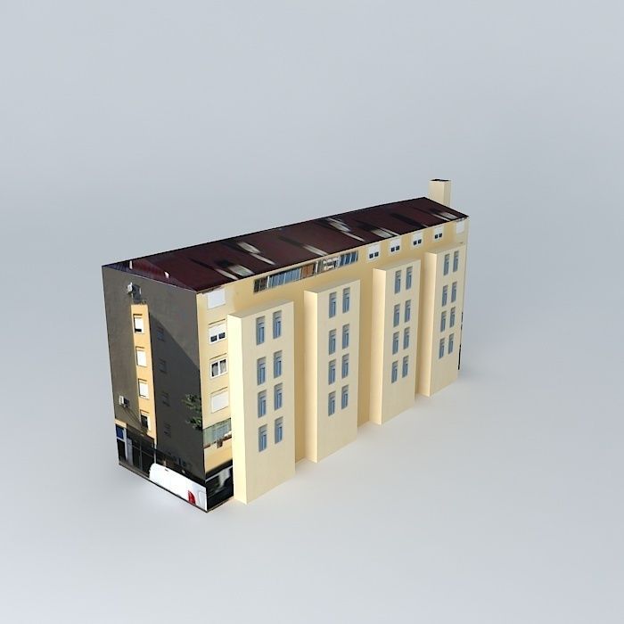 Residential Building In Mostar Free 3D model_1