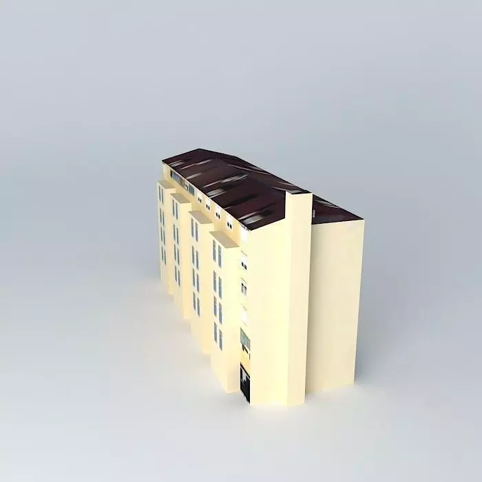 Residential Building In Mostar Free 3D model_0