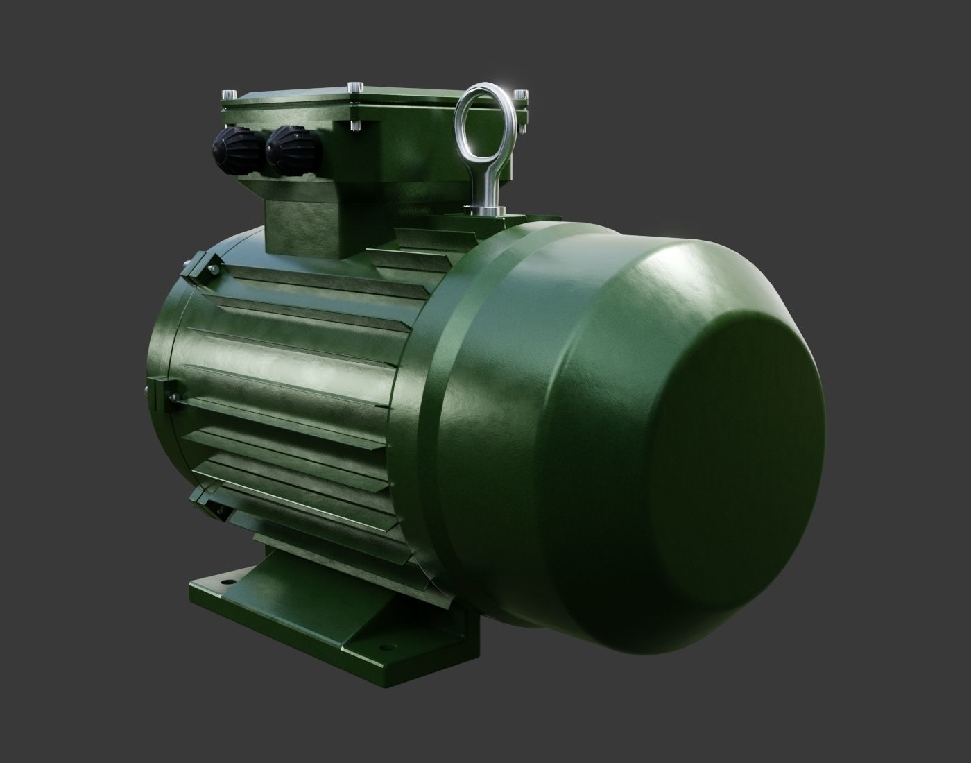 Electric Motor 3D model_2