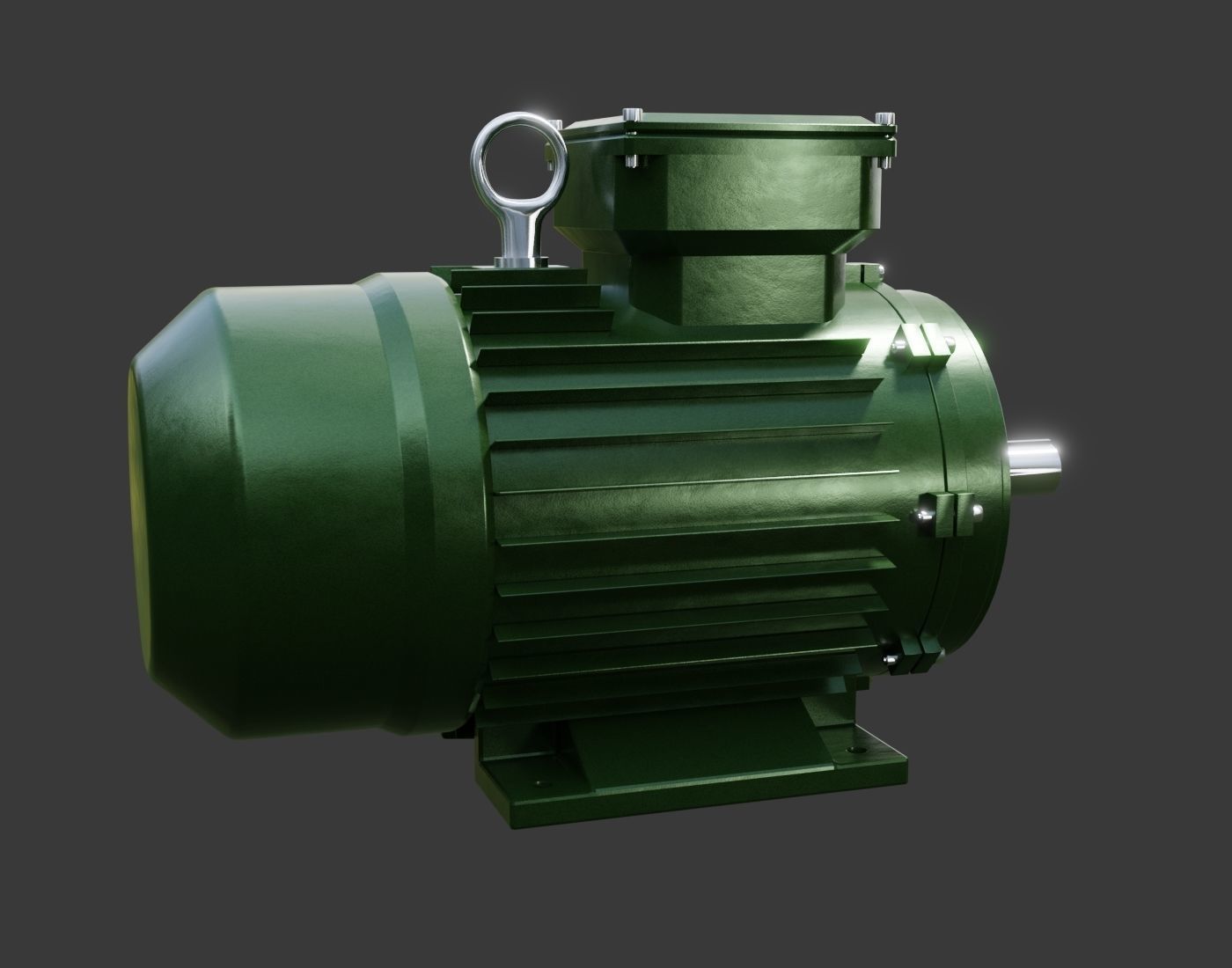 Electric Motor 3D model_3